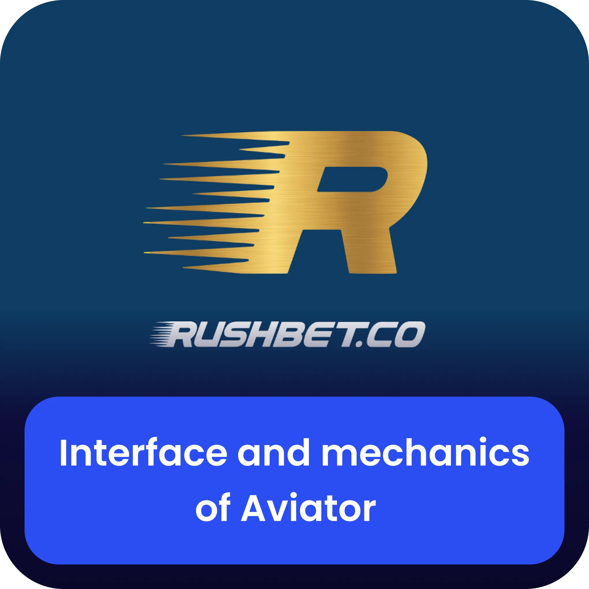 rushbet aviator interface and mechanics