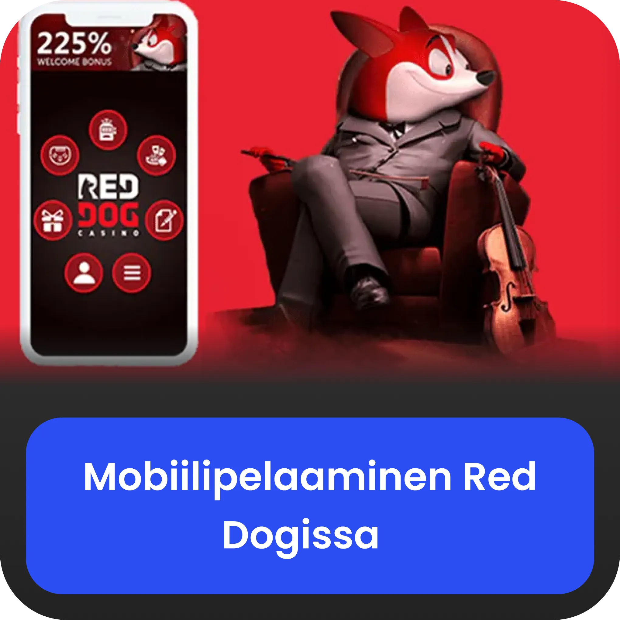 red dog mobiilisovellus
